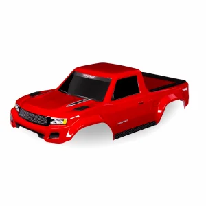Traxxas Body, TRX-4 Sport, red (painted, decals applied) (for clipless mounting) (requires 8080X inner fenders)