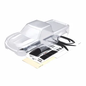 Traxxas Body, TRX-4 Sport (clear, trimmed, die-cut for clipless mounting, requires painting)/ window masks/ decal sheet