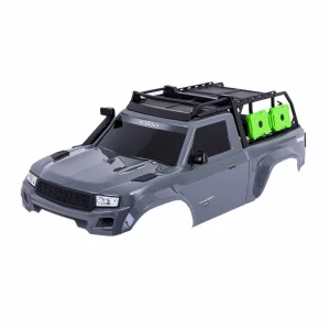 Traxxas Body, TRX-4 Sport, complete, gray (painted, decals applied) (includes grille, side mirrors, door handles, windshield wipers, expedition rack, + clipless mounting) (requires 8080X inner fenders)