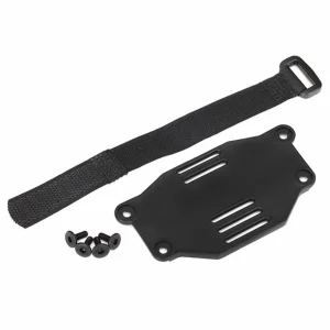 Traxxas Battery plate/ battery strap/ 3x8 flathead screws (4) (requires 8072 inner fenders)