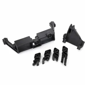 Traxxas Servo mount 2-speed/ servo mount T-Lock/ wire clips