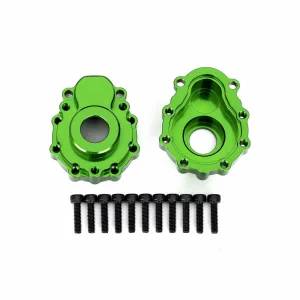 Traxxas Portal housings outer 6061-T6 Aluminium (green-anodized) (2)/ 2.5x10 CS (12)