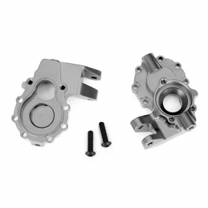 Traxxas Portal housings inner (front) 6061-T6 Aluminium (charcoal gray-anodized) (2)/ 3x12 BCS (2)