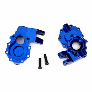 Traxxas Portal housings inner (front) 6061-T6 Aluminium (blue-anodized) (2)/ 3x12 BCS (2)