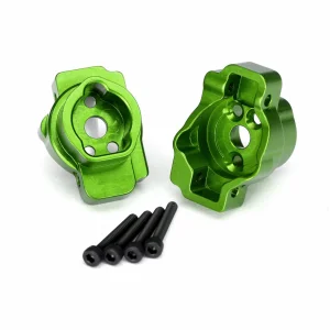 Traxxas Portal drive axle mount rear 6061-T6 Aluminium (green-anodized) (left and right)/ 2.5x16 CS (4)