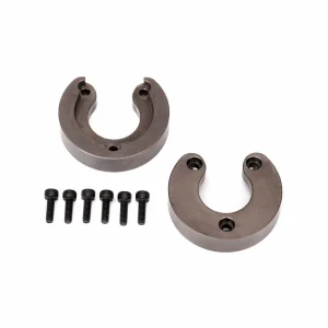 Traxxas Weight portal housing brass (34 grams) (2)/ 2.5x8 CS (6) (requires 8251X 8251R 8251A or 8251G outer portal housing)
