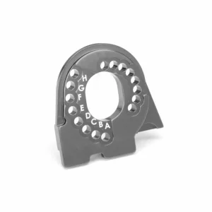 Traxxas Motor mount plate TRX-4 6061-T6 Aluminium (charcoal gray-anodized)