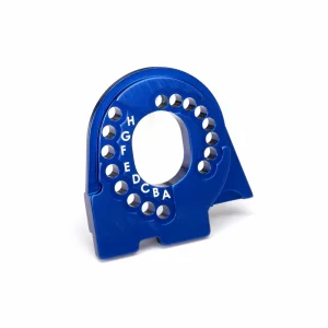 Traxxas Motor mount plate TRX-4 6061-T6 Aluminium (blue-anodized)