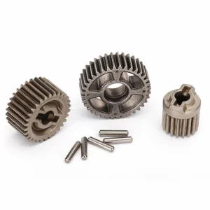 Traxxas Gear set transmission metal (includes 18T 30T input gears 36T output gear 2x10.3 pins (5)