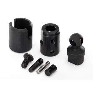 Traxxas Output drive transmission or differential (pin retainer (1)/ drive cup (1)/ drive ball (1)/ drive pin (1)/ 3x11 screw pin (1)/ cross pin (black) (1) 3x6 BCS with threadlock (1)