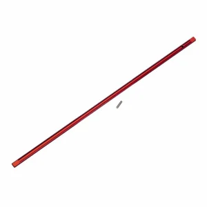 Traxxas Driveshaft center Aluminium / pin red