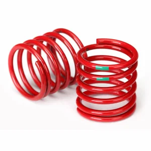 Traxxas Spring Shock (red) (4.075 rate green stripe) (2)