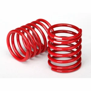 Traxxas Spring Shock (red) (2.8 rate white stripe) (2)