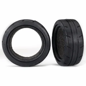 Traxxas Tires Response 1.9 Touring (front) (2)/ foam inserts (2)