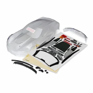 Traxxas Body Chevrolet Corvette Z06 (clear requires painting)/ decal sheet (includes side mirrors spoiler mounting hardware)