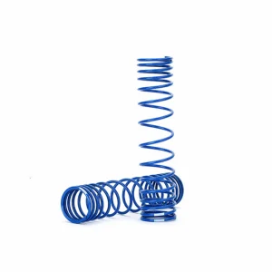 Traxxas Spring Shock rear (blue) (GTR)