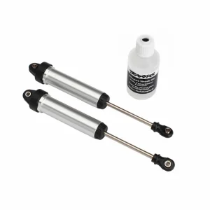 Traxxas Shocks GTR 134mm silver Aluminium (fully assembled w/o springs) (front no threads) (2)