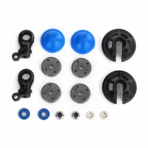 Traxxas Rebuild kit GTR Shocks (x-rings bladders pistons piston nuts Shock rod ends) (renews 2 Shocks)