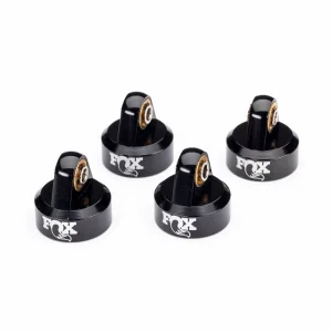 Traxxas Shock caps Aluminium (black-anodized) Fox Shocks (4)
