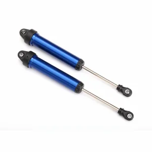 Traxxas Shocks GTR 160mm Aluminium (blue-anodized) (fully assembled w/o springs) (rear no threads) (2)