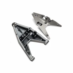 Traxxas Suspension arm lower left/ arm insert (satin black chrome-plated) (assembled with hollow ball)