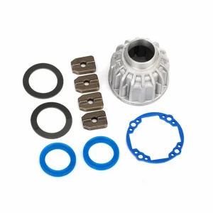 Traxxas Carrier differential Aluminium (front or center)/ x-ring gaskets (2) ring gear gasket/ 14.5x20 TW (2)