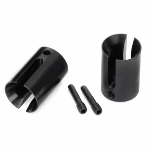 Traxxas Drive cup machined steel (2)/ 4x17mm screw pins (2)