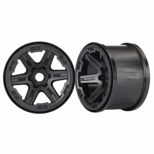 Traxxas Wheels 3.8 (black) (2) (17mm splined)