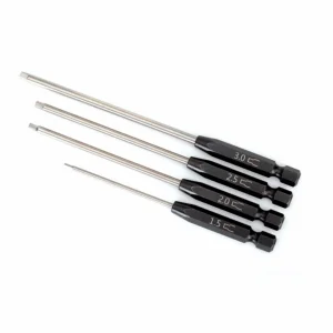 Traxxas Speed Bit Set, hex driver, 4 Piece straight (15mm, 20mm, 25mm, 30mm), 1 / 4in drive