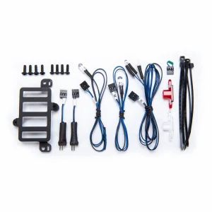 Traxxas Installation kit, Pro Scale Advanced Lighting Control System, TRX-4 Mercedes-Benz G 500 + G 63 (includes mount, rear bumper lens, turn signal, reverse light + fog light harnesses, hardware)
