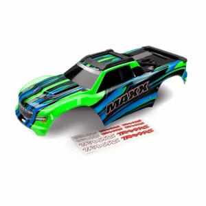 Traxxas Body MAXX green (painted)/ decal sheet