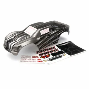 Traxxas Body, MAXX, ProGraphix (graphics are printed, requires paint + final colour application) / decal sheet