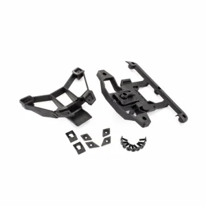 Traxxas Body mounts front rear/ 3x12mm BCS (1)/ 3x12mm shoulder screw (2)/ 3x8mm CS (2)/ 3x15mm flat-head machine screw (9)