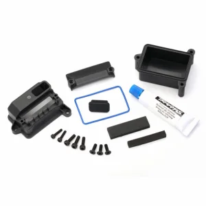 Traxxas Box receiver (sealed)/ wire cover/ foam pads/ silicone grease/ 2.5x10 CS (2)/ 3x15 CCS (3)