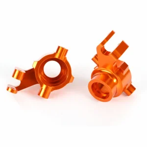 Traxxas Steering blocks 6061-T6 Aluminium (orange-anodized) left right