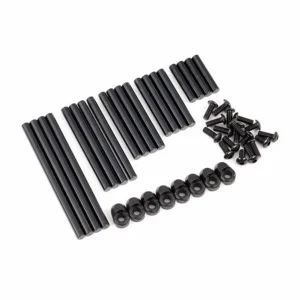Traxxas Suspension pin set complete (hardened steel) 4x64mm (4) 4x22mm (4) 4x38mm (4) 4x33mm (4) 4x47mm (4)/ 3x8mm BCS (14)/ 3x6mm BCS (4)/ retainers (8)