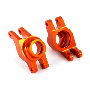 Traxxas Carriers stub axle (orange-anodized 6061-T6 Aluminium) (rear) (2)