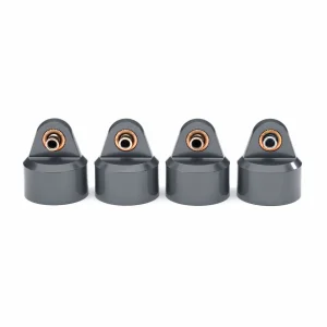 Traxxas Shock caps, aluminium (gray-anodised), GT-MAXX, Shocks (4)