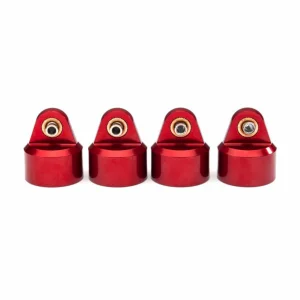 Traxxas Shock caps Aluminium (red-anodized) GT-MAXX Shocks (4)