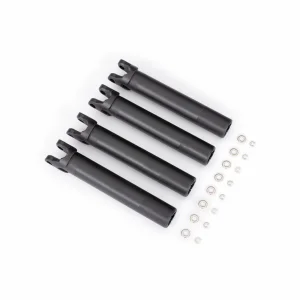 Traxxas Half shafts, outer (extended, front or rear) (4)/ e-clips (8) (for use with 8995 WideMaxx suspension kit)