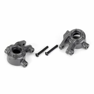 Traxxas Steering blocks, extreme heavy duty, gray (left + right)/ 3x20mm BCS (2) (for use with 9080 upgrade kit)
