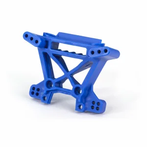 Traxxas Shock tower, front, extreme heavy duty, blue (for use with 9080 upgrade kit)