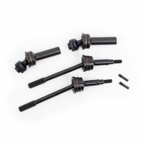 Traxxas Driveshafts, rear, extreme heavy duty, steel-spline constant-velocity with 6mm stub axles (complete assembly) (2) (for use with 9080 upgrade kit)