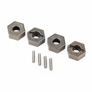 Traxxas 12mm Extreme Heavy Duty Wheel Hex Hubs (4) With 2x9.8mm pins (4) For Use With TRX9080 Upgrade Kit and 6mm Axles