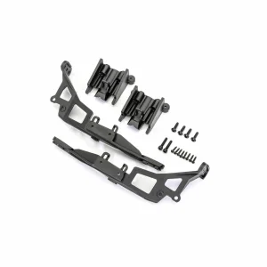 Traxxas Body mounts (front + rear) (left + right)/ 2.6x10mm BCS (4)/ 1.6x8mm BCS (self-tapping) (8)/ 2.5x12mm CS (2) (fits 9129 body)