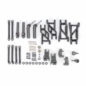 Traxxas Outer Driveline + Suspension Upgrade Kit, extreme heavy duty, gray (fits Slash 2WD)