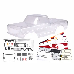 Traxxas 1979 Ford F-150 Clear Unpainted Bodyshell