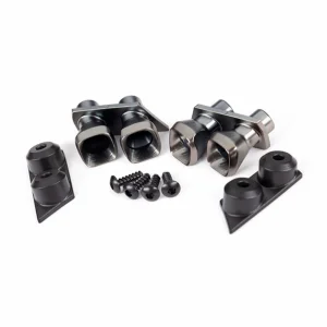 Traxxas Exhaust tips (2) / exhaust tip mounts (2) / 26X8 BCS (4)