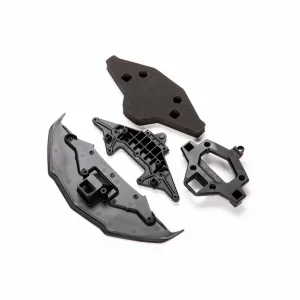 Traxxas Bumper, front/ bumper mount/ splitter/ bumper foam