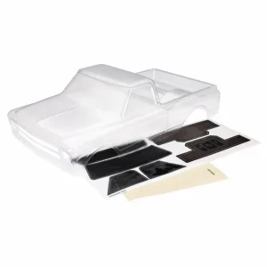 Traxxas Body, Chevrolet C10 (clear, requires painting)/ window masks